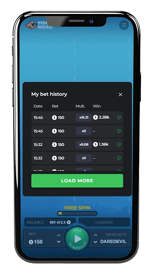 Fish Road App Features